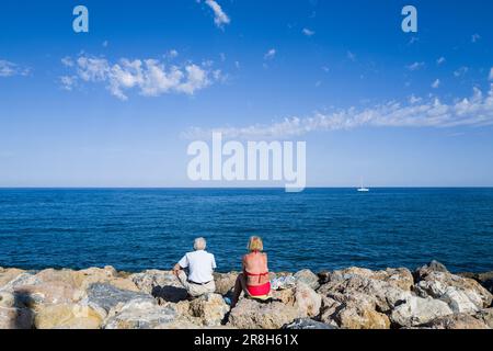 Italy. Borghetto Santo Spirito Stock Photo