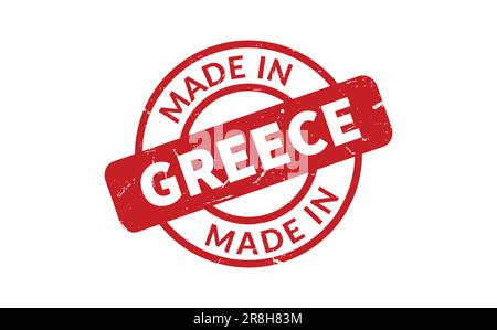 Made In Greece Rubber Stamp Stock Vector