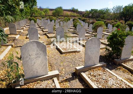 Italian War Cemetery. Keren. Eritrea Stock Photo