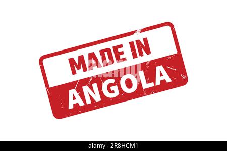 Made In Angola Rubber Stamp Stock Vector