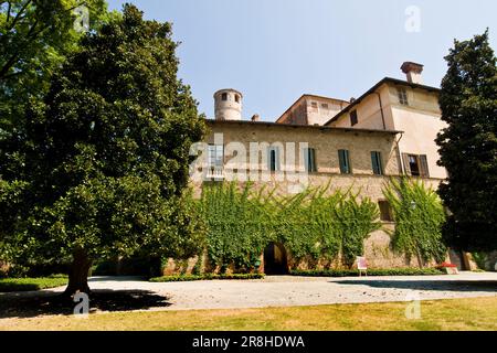 Castello Della Manta. Manta. Piedmont. Italy Stock Photo
