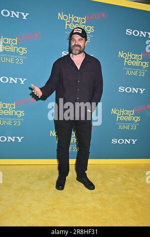 David Harbour attends The US Premiere of 'No Hard Feelings' at AMC Lincoln Square in New York, New York, USA on June 20th, 2023. Robin Platzer/ Twin Images/ Credit: Sipa USA/Alamy Live News Stock Photo