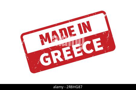 Made In Greece Rubber Stamp Stock Vector
