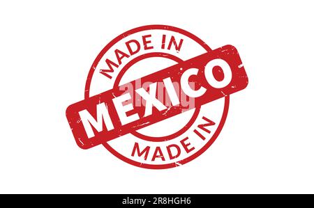 Made In Mexico Rubber Stamp Stock Vector