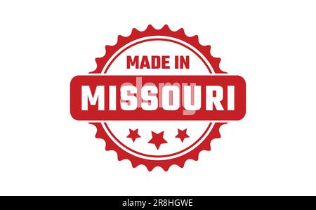 Made In Missouri Rubber Stamp Stock Vector