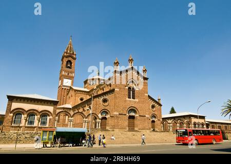 Catholic Cathedral. Asmara. Eritrea Stock Photo