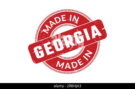 Made In Georgia Rubber Stamp Stock Vector