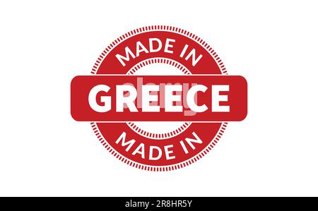 Made In Greece Rubber Stamp Stock Vector