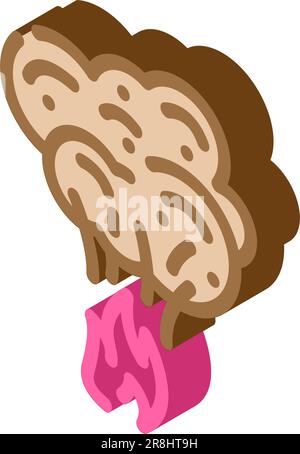 smoke smell glyph icon vector illustration Stock Vector Image & Art - Alamy