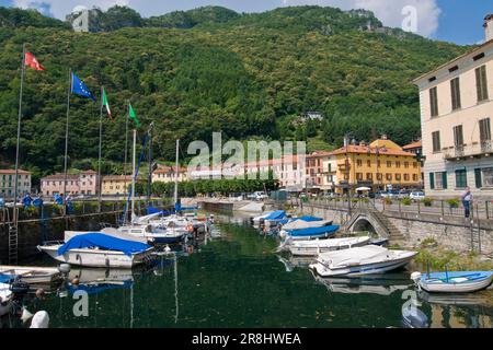 Harbor. Dongo. Como Lake. Italy Stock Photo