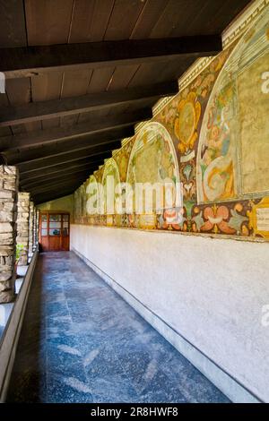 Convent of Our Lady of Tears. Convent of Madonna Delle Lacrime. Dongo. Como Lake. Italy Stock Photo