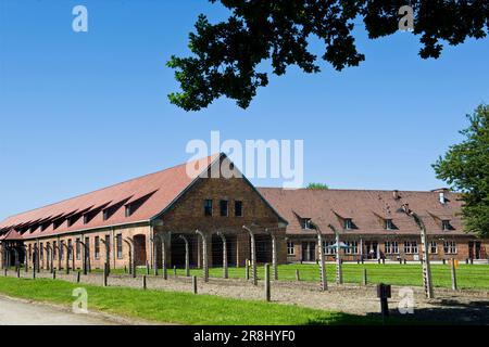 Poland. Auschwitz. Concentration Camp Stock Photo
