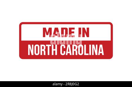 Made In North Carolina Rubber Stamp Stock Vector