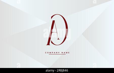 AC, CA Abstract Letters Logo Monogram Stock Vector