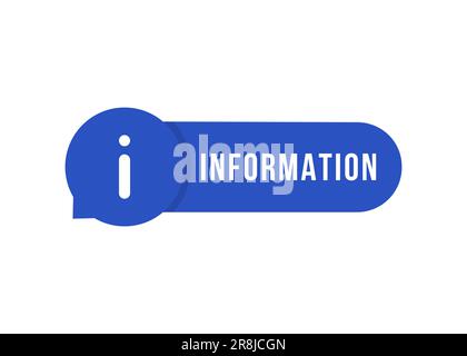 color information bubble isolated on white Stock Vector