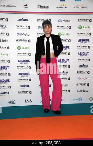 Milan, Italy. 21st June, 2023. Milan, “Diversity media awards” - Charliemoon Credit: Independent Photo Agency/Alamy Live News Stock Photo