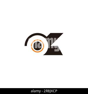 letters ol  circle motion symbol vector Stock Vector