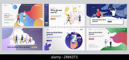 Human communication set Stock Vector
