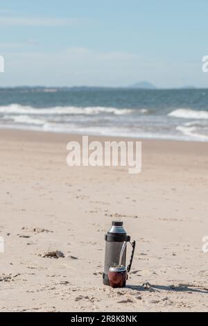 San Salvador de Jujuy, Argentina : 2023 June 10 : Typical Mate Stanley  Infusion taken in Argentina, Uruguay, Paraguay and Brazil accompanied by  the St Stock Photo - Alamy