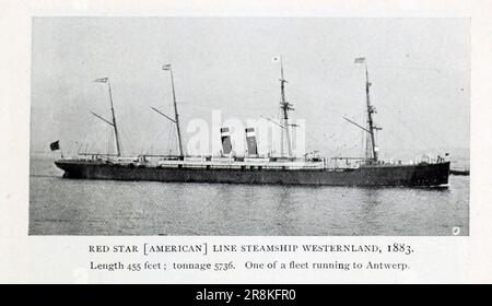 The Steamer Star, a steam-powered ship designed by Truman Ward ...