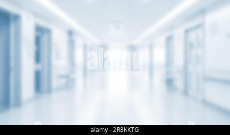 White blur abstract background from building hallway Stock Photo