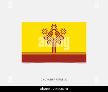 Russia Flag Flat Vector Square Rounded Stock Vector (Royalty Free)  2225019493