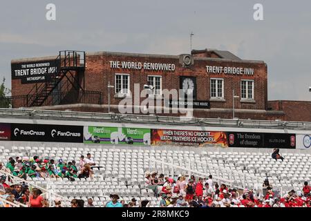 The world renowned Trent bridge inn during the Metro Bank Women's Ashes 2023 match England vs Australia at Trent Bridge, Nottingham, United Kingdom, 22nd June 2023  (Photo by Mark Cosgrove/News Images) Stock Photo