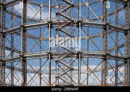 Gasometer, Schoeneberg, Berlin, Germany Stock Photo