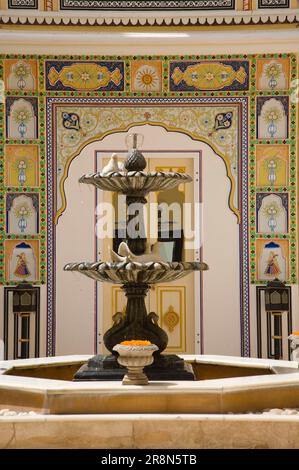 Interior decoration of hotel, Jaipur, Rajasthan, India Stock Photo