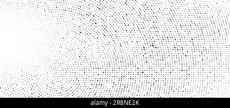 Spotted Comic Texture Radial halftone dots. Dotted stains gradient background. Concentric ...