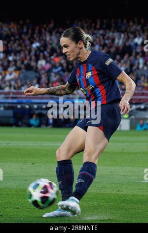BARCELONA - MAR 21: Maria Leon Mapi in action during the Women's