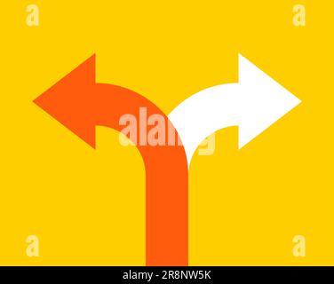Arrow way path icon logo design inspiration vector template Stock ...
