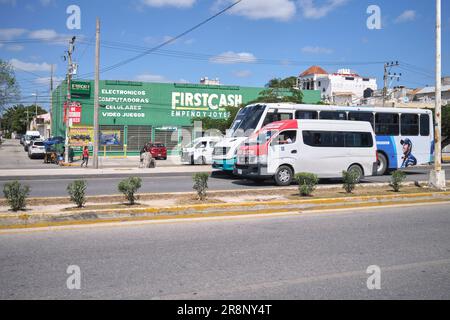 Firstcash Electronics Store Cancun Yucatan Mexico Stock Photo - Alamy