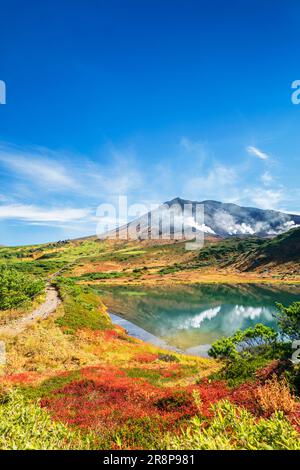 Asahi Dake and Kagami Pond Stock Photo - Alamy
