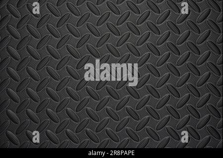 Seamless  black industrial panel flat view for better grip Stock Photo