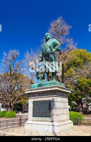 Statue of Takamori Saigo Stock Photo