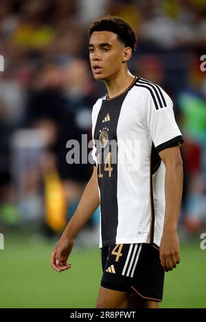 Gelsenkirchen, Fussball, Männer Länderspiel, Friendly Match Deutschland - Kolumbien 0:2 20.06.2023 Jamal MUSIALA  (GER) Foto: Norbert Schmidt, Duesseldorf Stock Photo