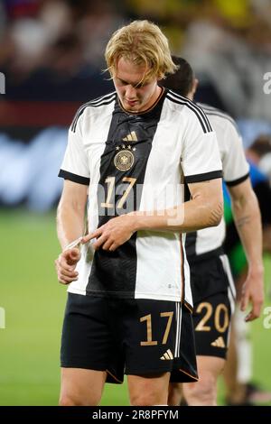 Gelsenkirchen, Fussball, Männer Länderspiel, Friendly Match Deutschland - Kolumbien 0:2 20.06.2023 Julian BRANDT (GER)  Foto: Norbert Schmidt, Duesseldorf Stock Photo