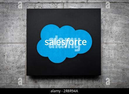 Salesforce technology company Stock Photo