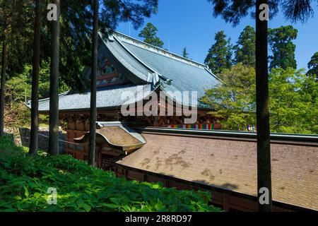 Enryakuji Temple on Mt. Stock Photo