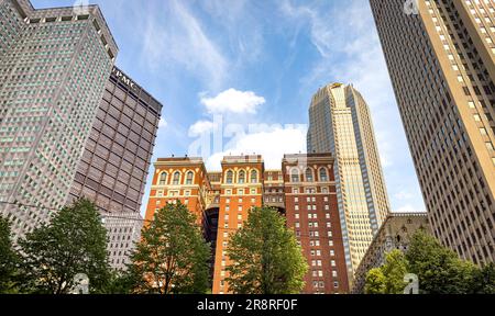 Omni William Penn Hotel in Pittsburgh - PITTSBURGH, UNITED STATES - JUNE 08, 2023 Stock Photo