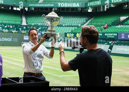 Halle Westf, Westfalen, Germany. 22nd June, 2023. during the Terra Wortmann Open at Owl Arena (Credit Image: © Mathias Schulz/ZUMA Press Wire) EDITORIAL USAGE ONLY! Not for Commercial USAGE! Stock Photo