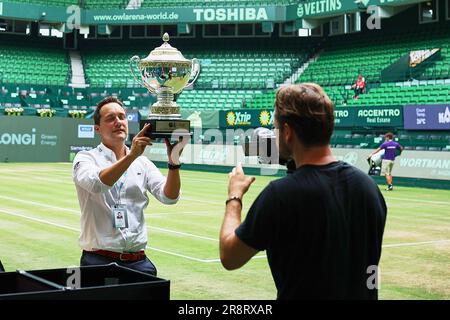 Halle Westf, Westfalen, Germany. 22nd June, 2023. during the Terra Wortmann Open at Owl Arena (Credit Image: © Mathias Schulz/ZUMA Press Wire) EDITORIAL USAGE ONLY! Not for Commercial USAGE! Stock Photo