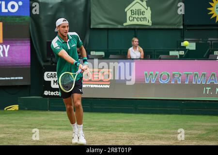 Halle Westf, Westfalen, Germany. 22nd June, 2023. in action during the Terra Wortmann Open at Owl Arena (Credit Image: © Mathias Schulz/ZUMA Press Wire) EDITORIAL USAGE ONLY! Not for Commercial USAGE! Stock Photo