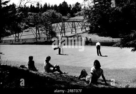 Scottish Clans -- Nova Scotia. July 18, 1949. (Photo by Cowles Syndicate). Stock Photo