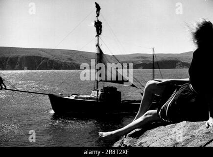 Scottish Clans -- Nova Scotia. July 18, 1949. (Photo by Cowles Syndicate). Stock Photo