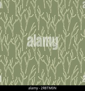 Brunch floral seamless pattern or textile or surface. Vector background Stock Vector
