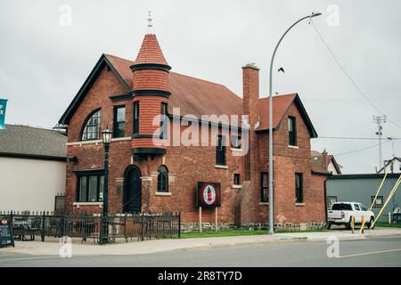 church in city thunder bay, canada - may 2023. High quality photo