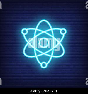 Physics neon sign Stock Vector