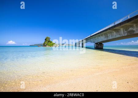 Kouri Bridge and Beach Stock Photo